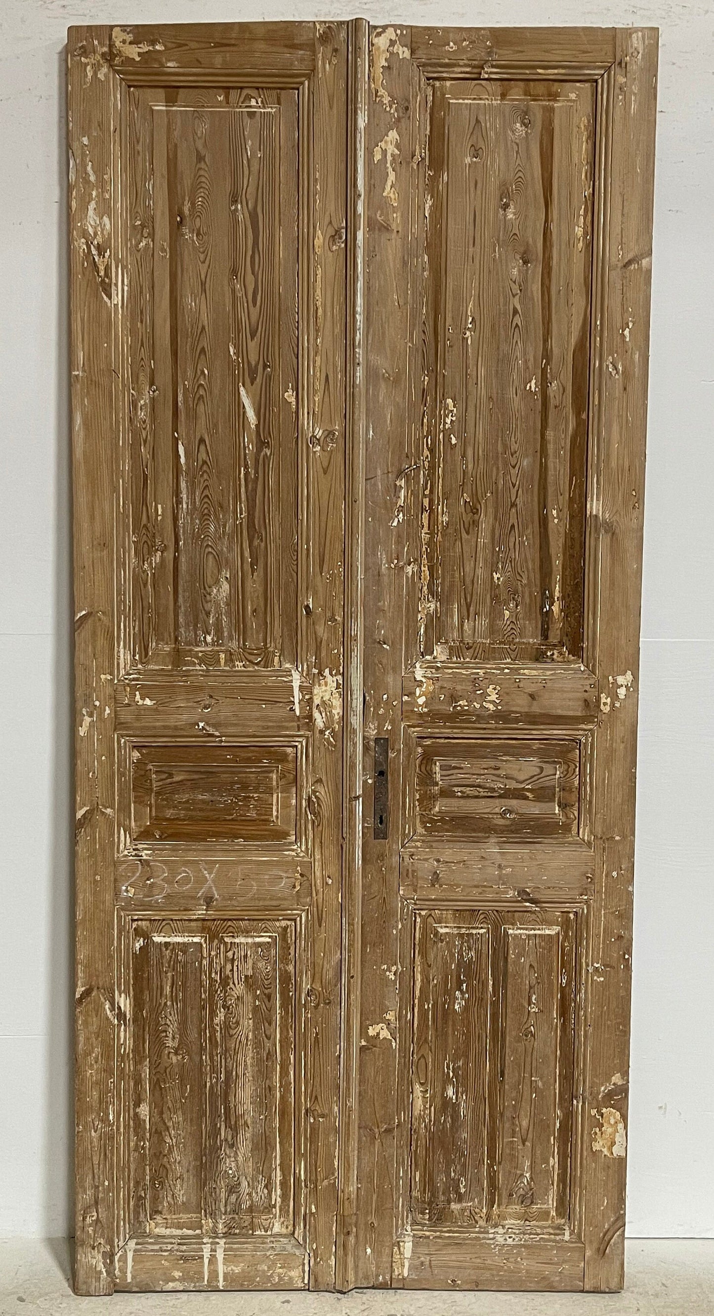 Antique French panel doors (90.75x40.75) G0190s