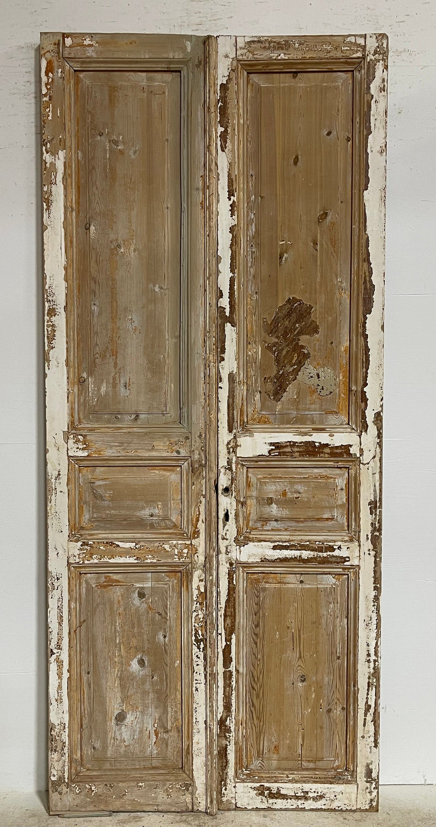 Antique French panel doors (98.75x43.25) G0202s