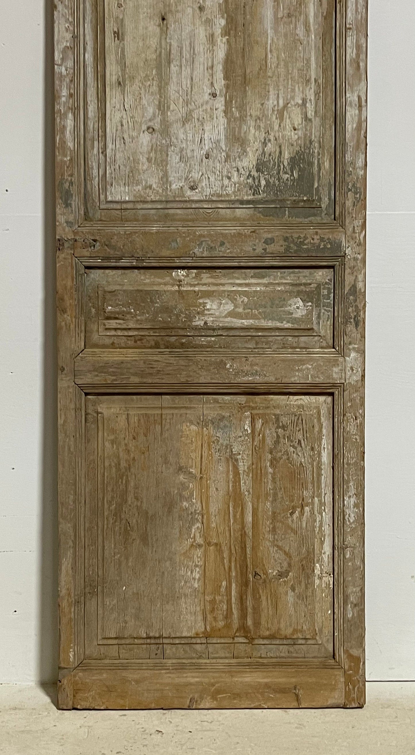 Antique French panel door (94x30) G1213s
