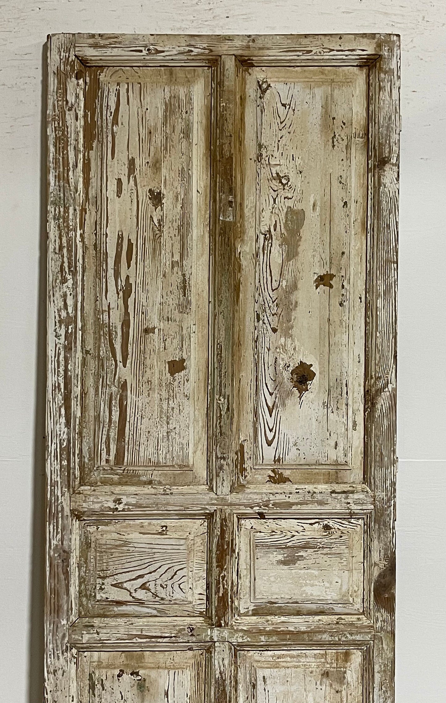 Antique French panel door (91.25x35.5) G1219s