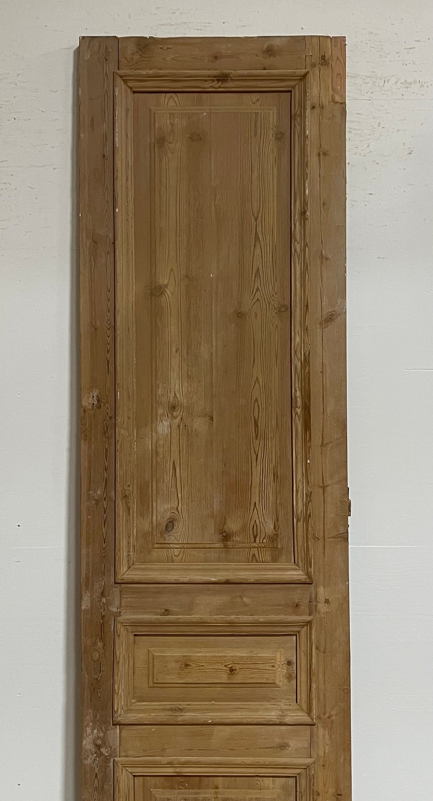 Antique French panel door (101.75x27.75) G1165s