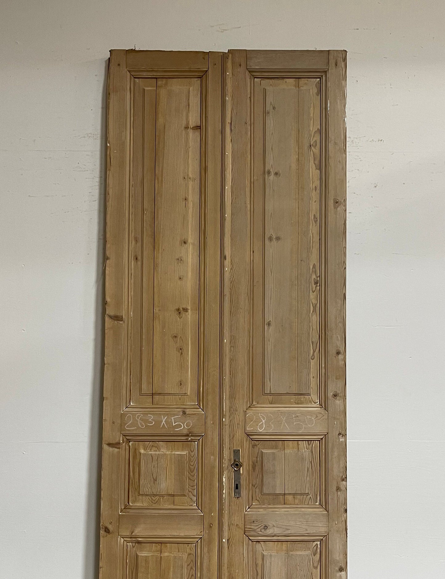 Antique French panel doors (111.5x38.5) G0085s