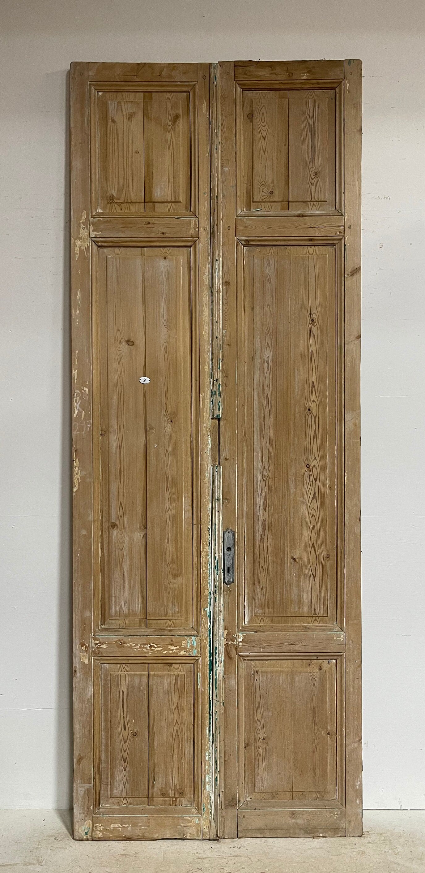 Antique French panel doors (117x44.25) G0086s