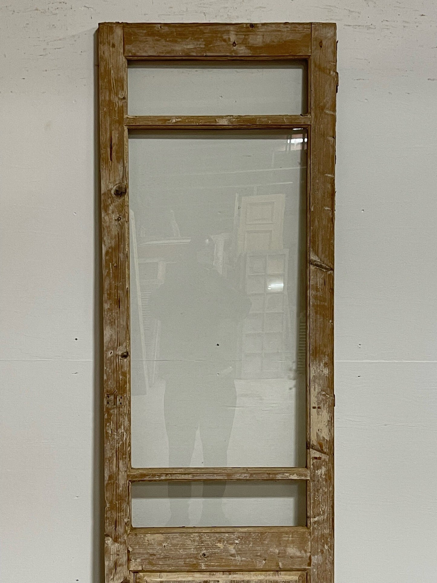 Antique Single door (84.75x25.5) with glass G1383