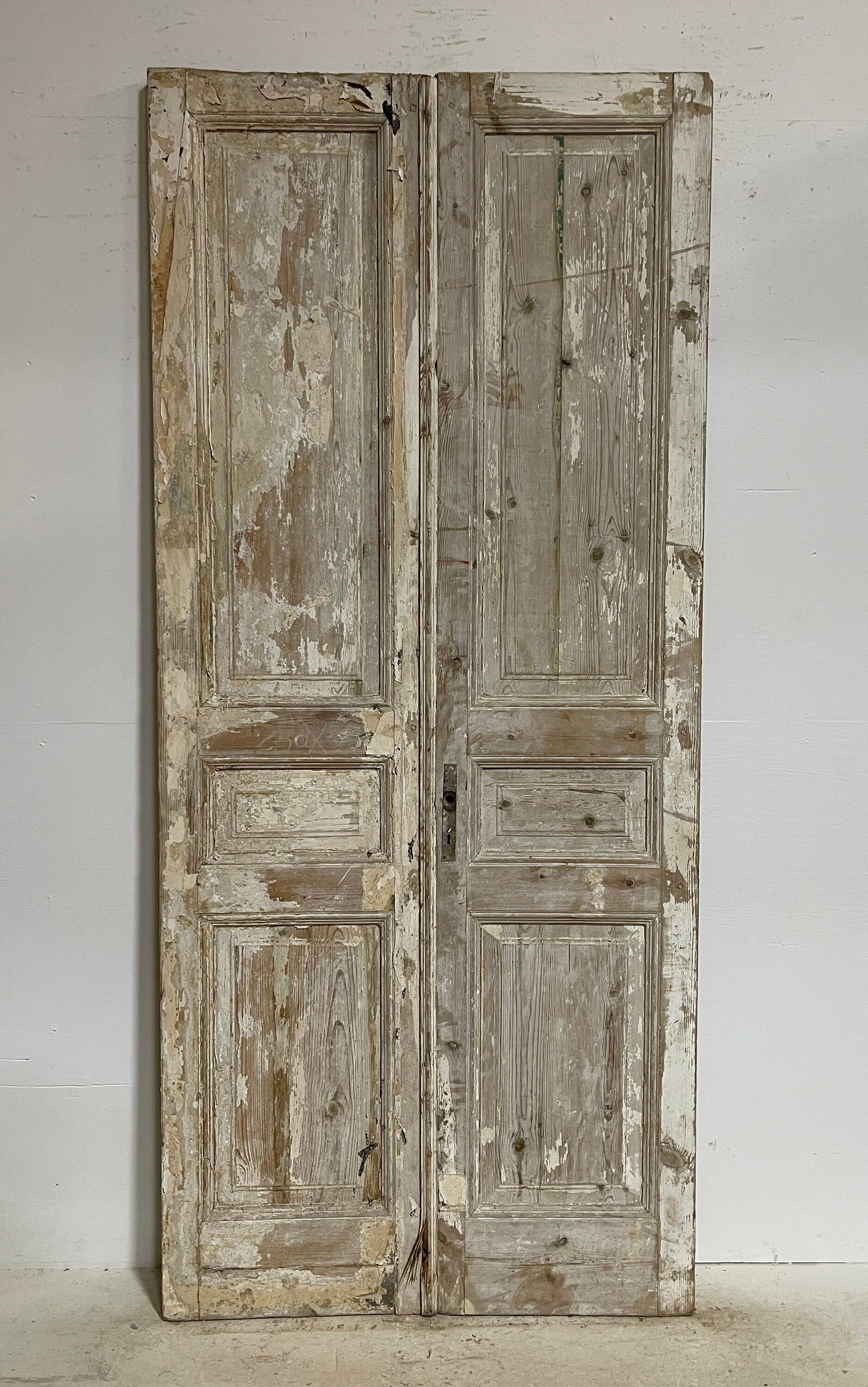 Antique French panel doors (99x43.5) G0120s