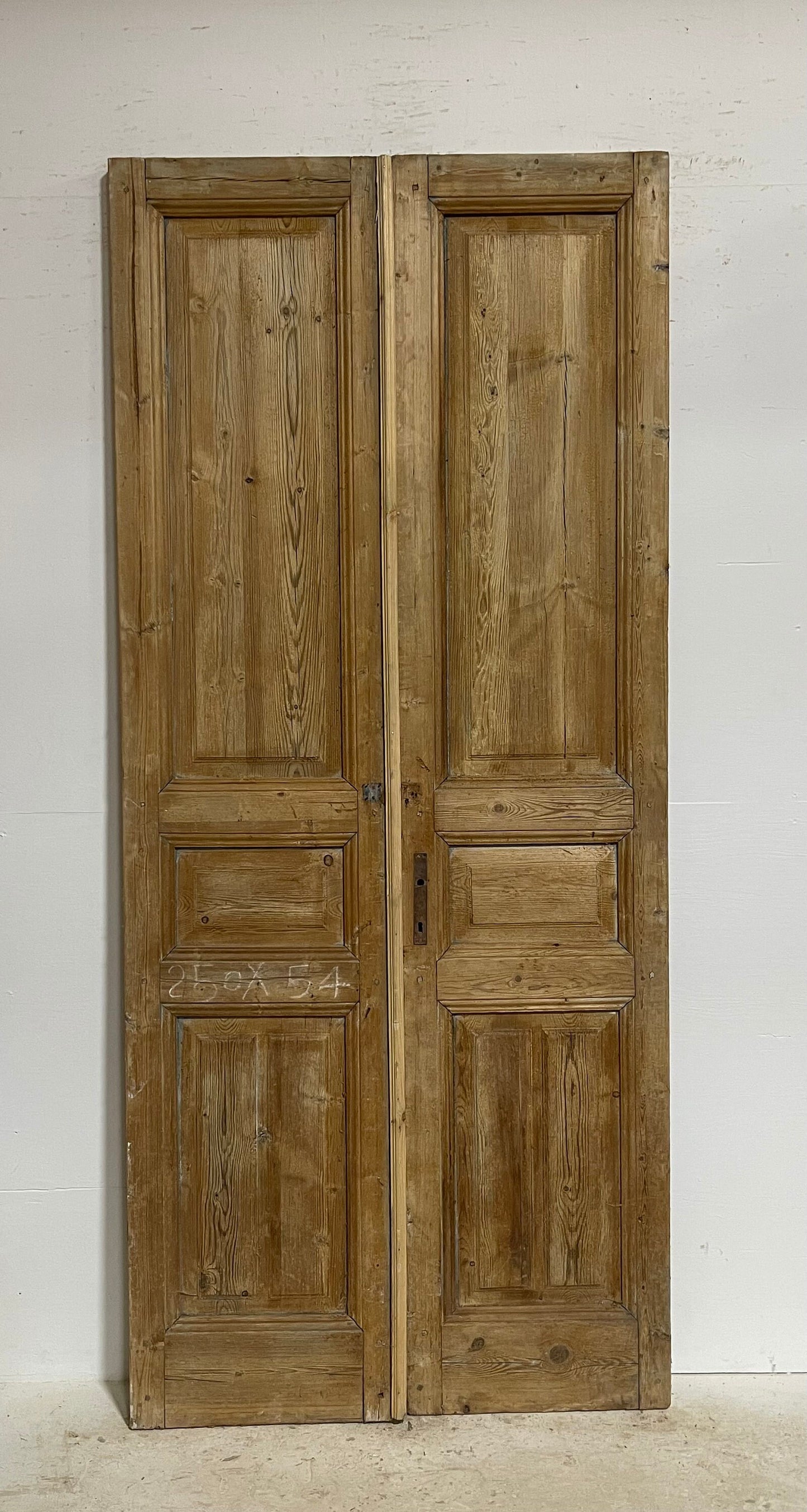 Antique French panel doors (98x42.75) G0147s