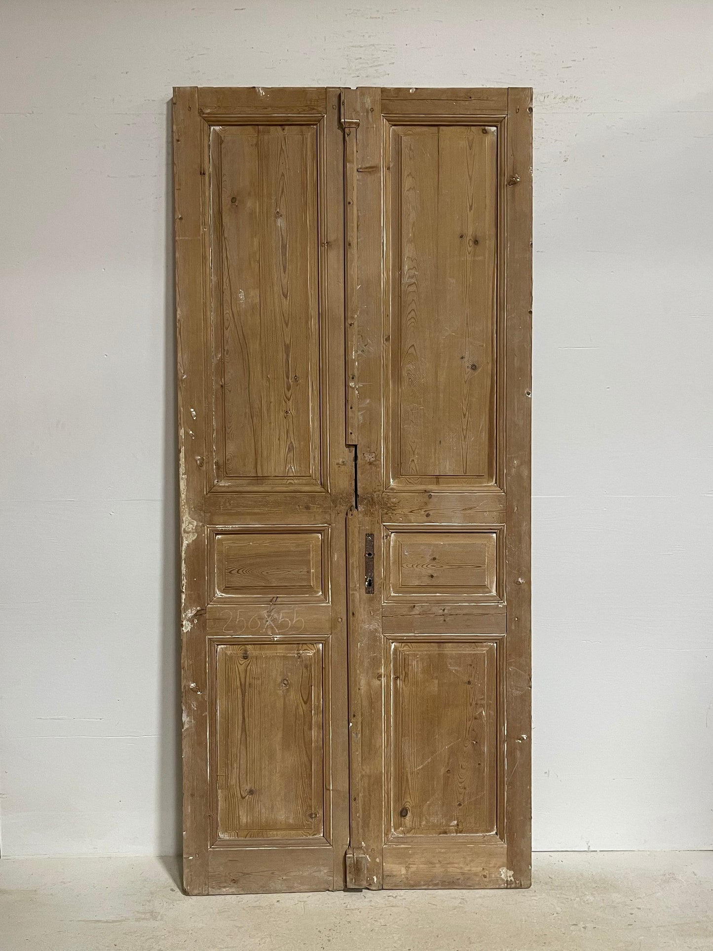 Antique French panel doors (98.5x43.25) G0150s