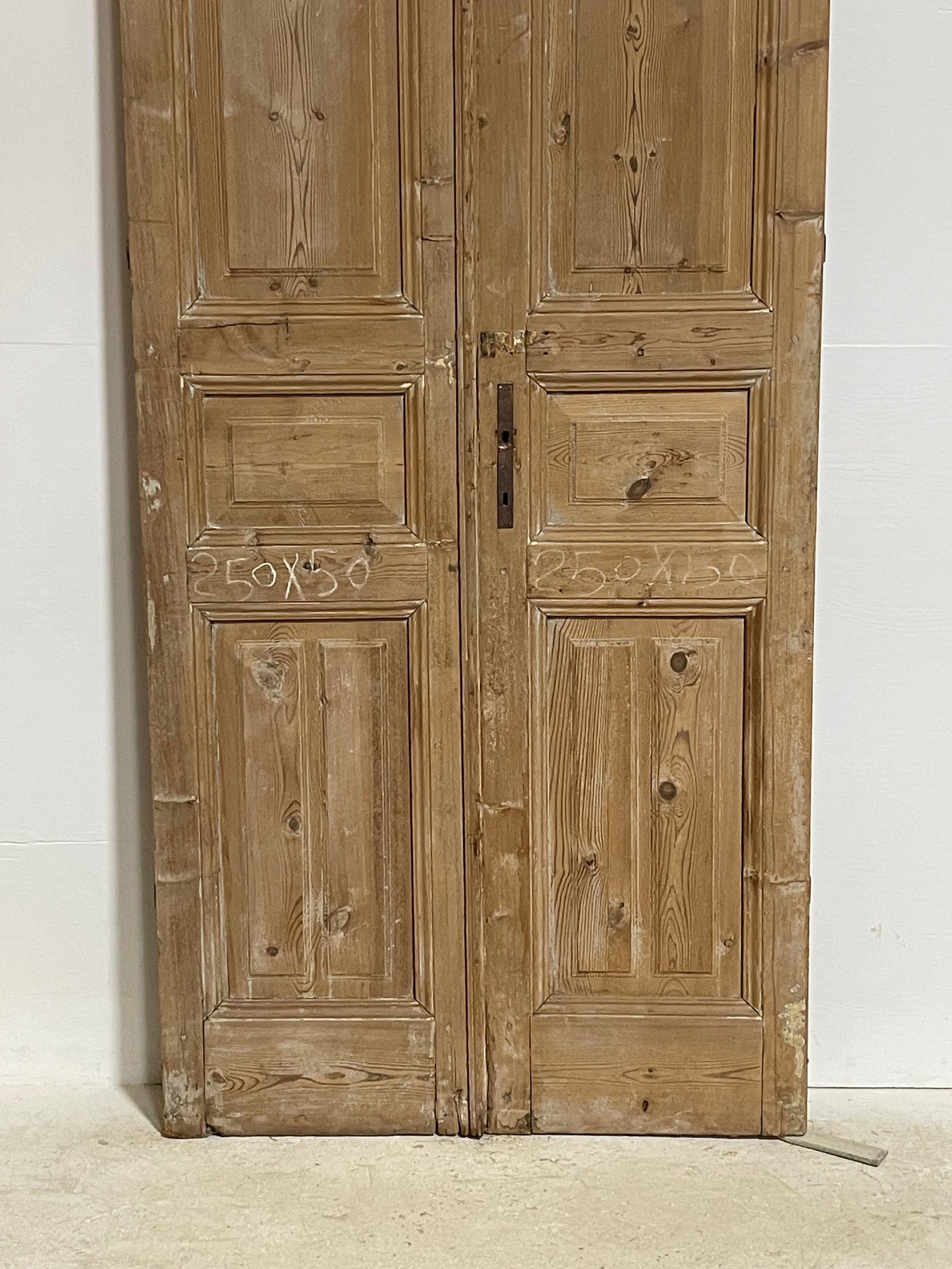 Antique French panel doors (98x39.75) G0185s