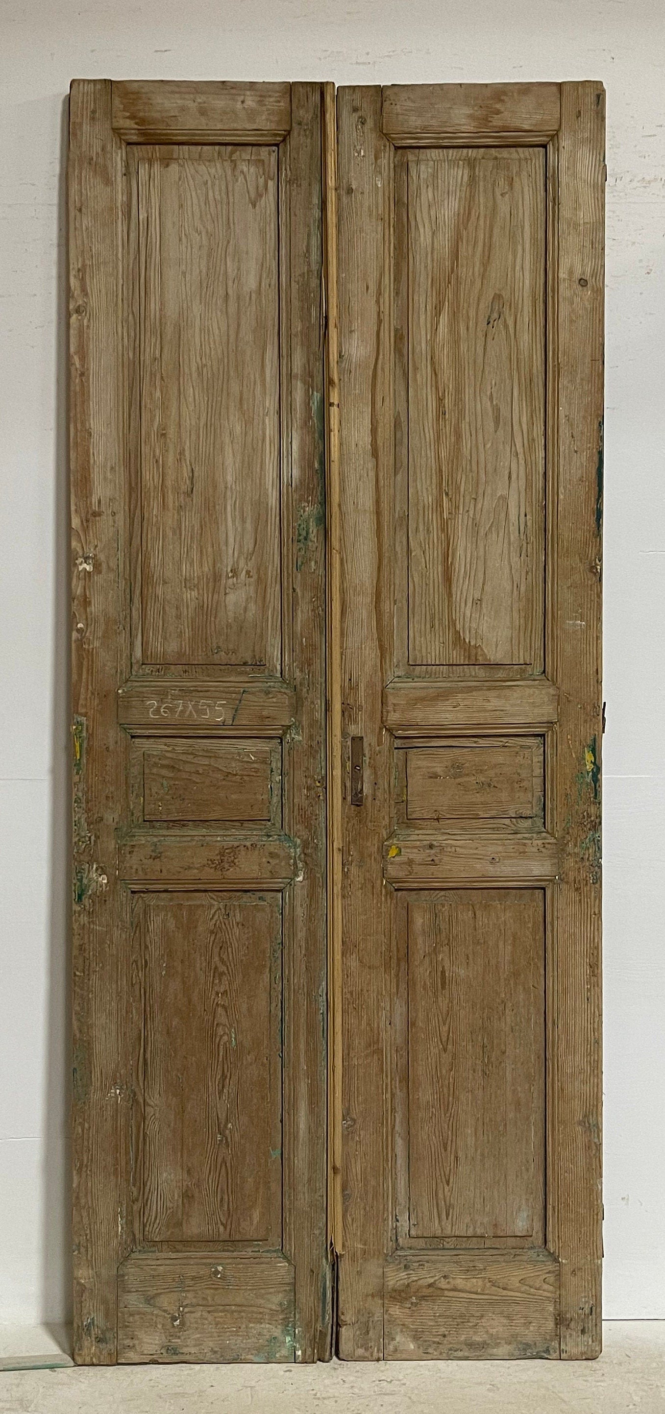 Antique French panel doors (105x44) G0183s