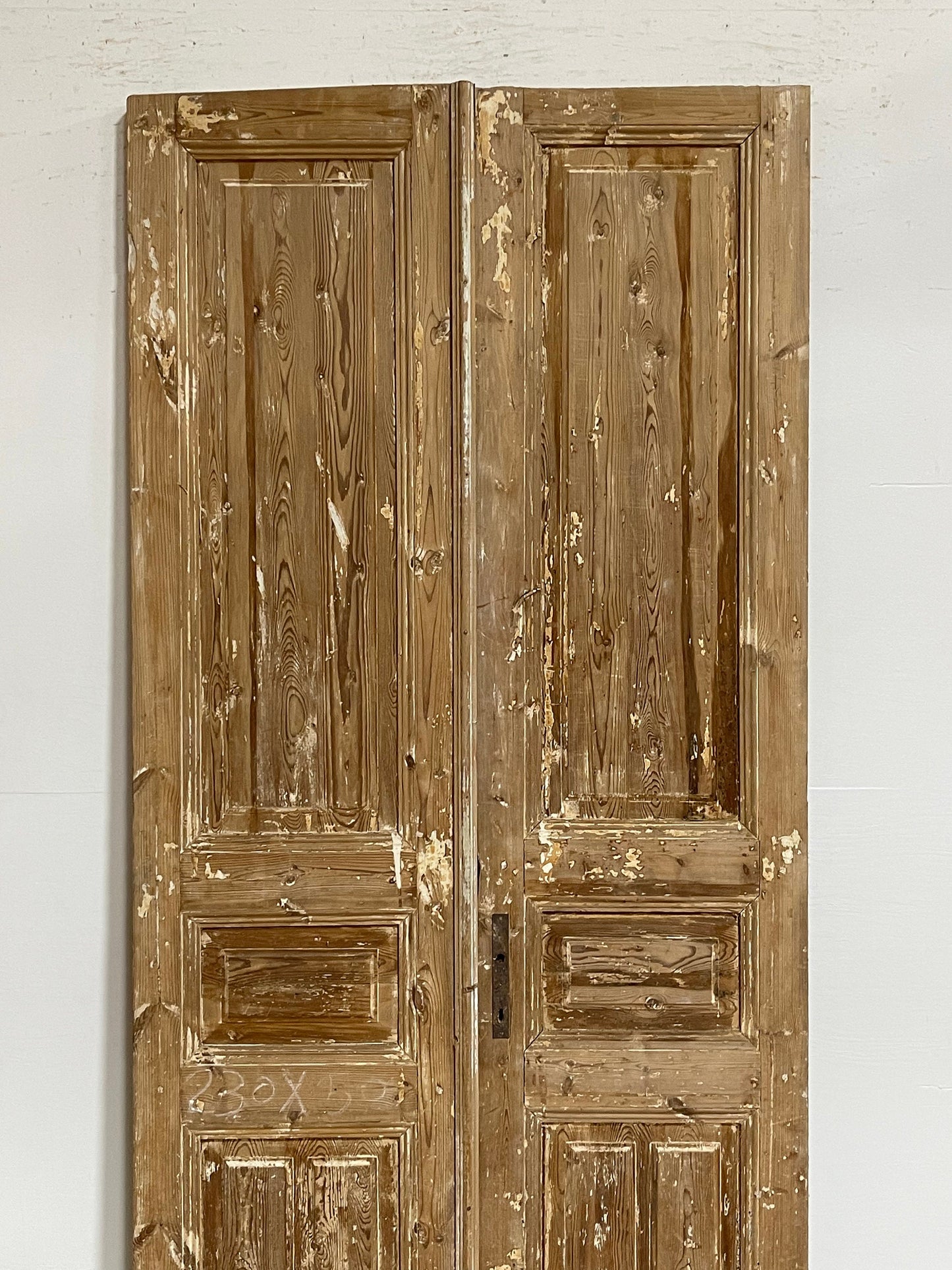 Antique French panel doors (90.75x40.75) G0190s