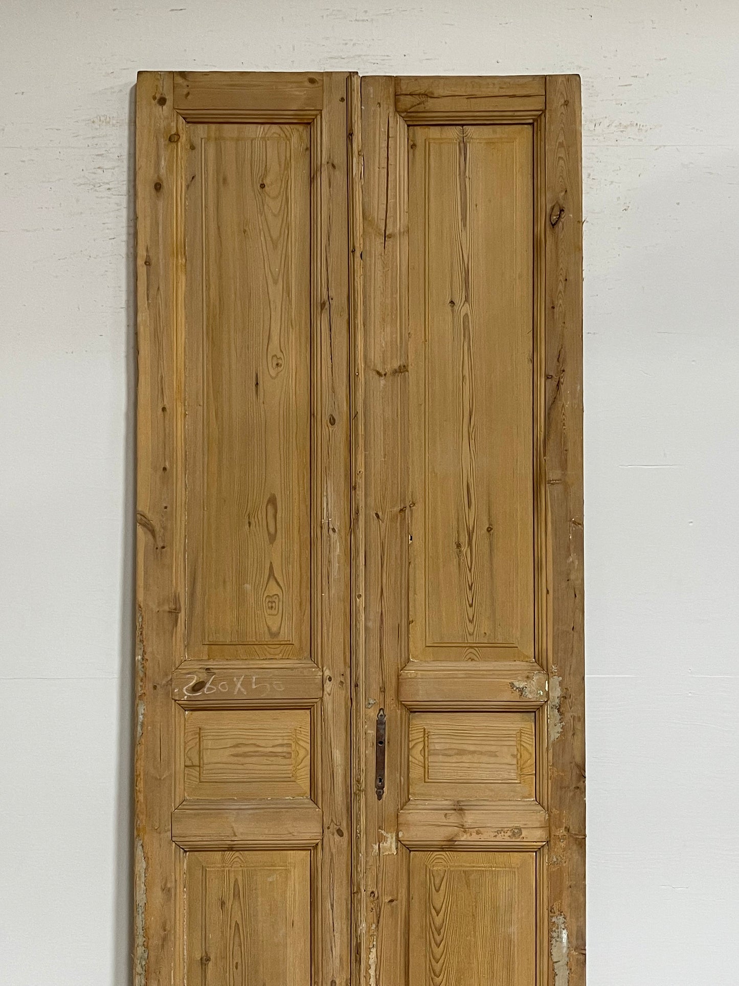 Antique French panel doors (101.5x39.5) G0195s