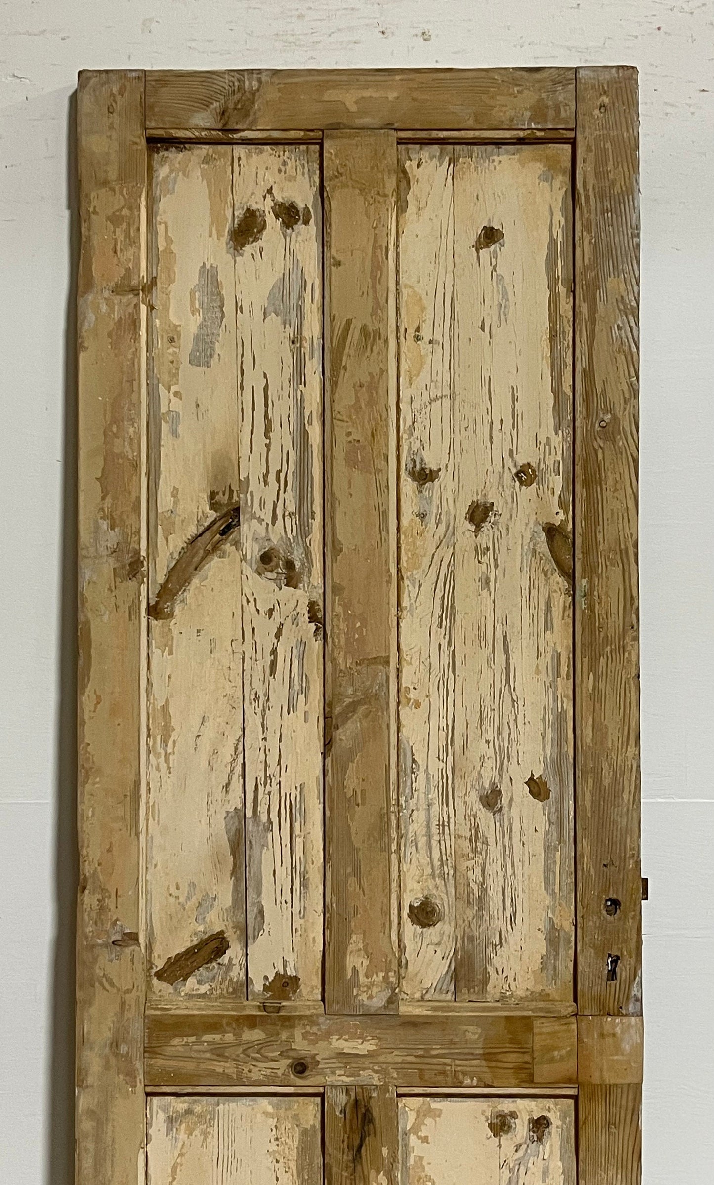 Antique French panel door (87x29.25) G1214s