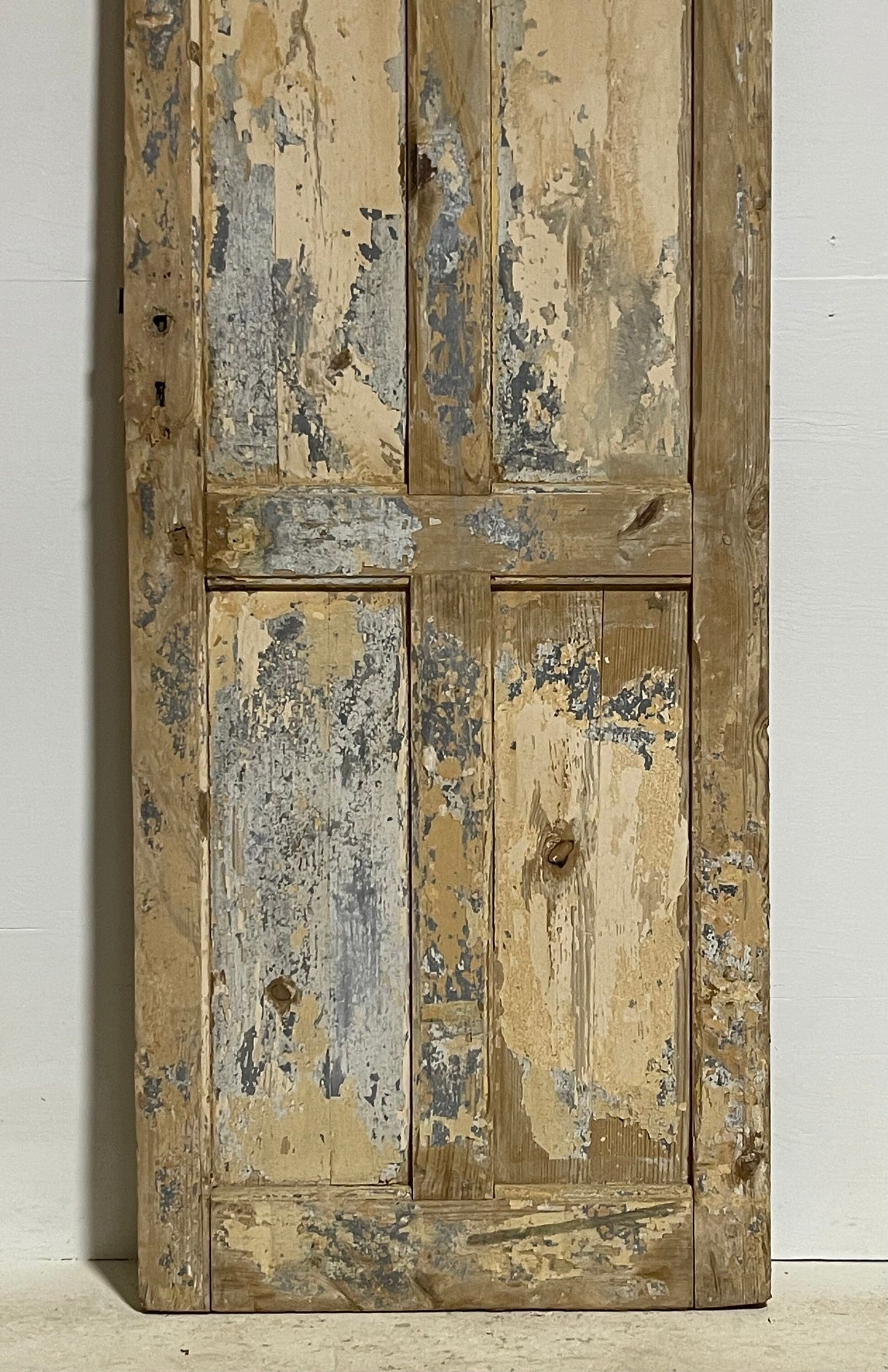 Antique French panel door (87x29.75) G0203s
