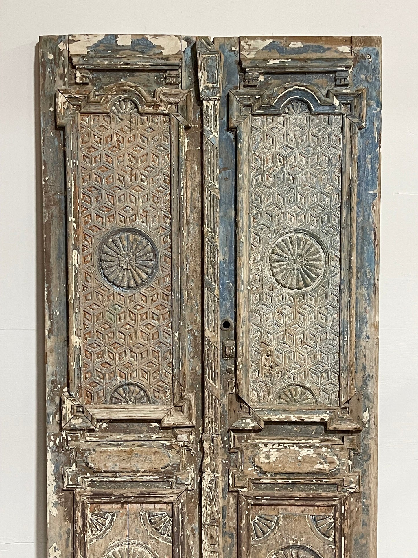 antique french panel door (88.5x46.5) H0004s