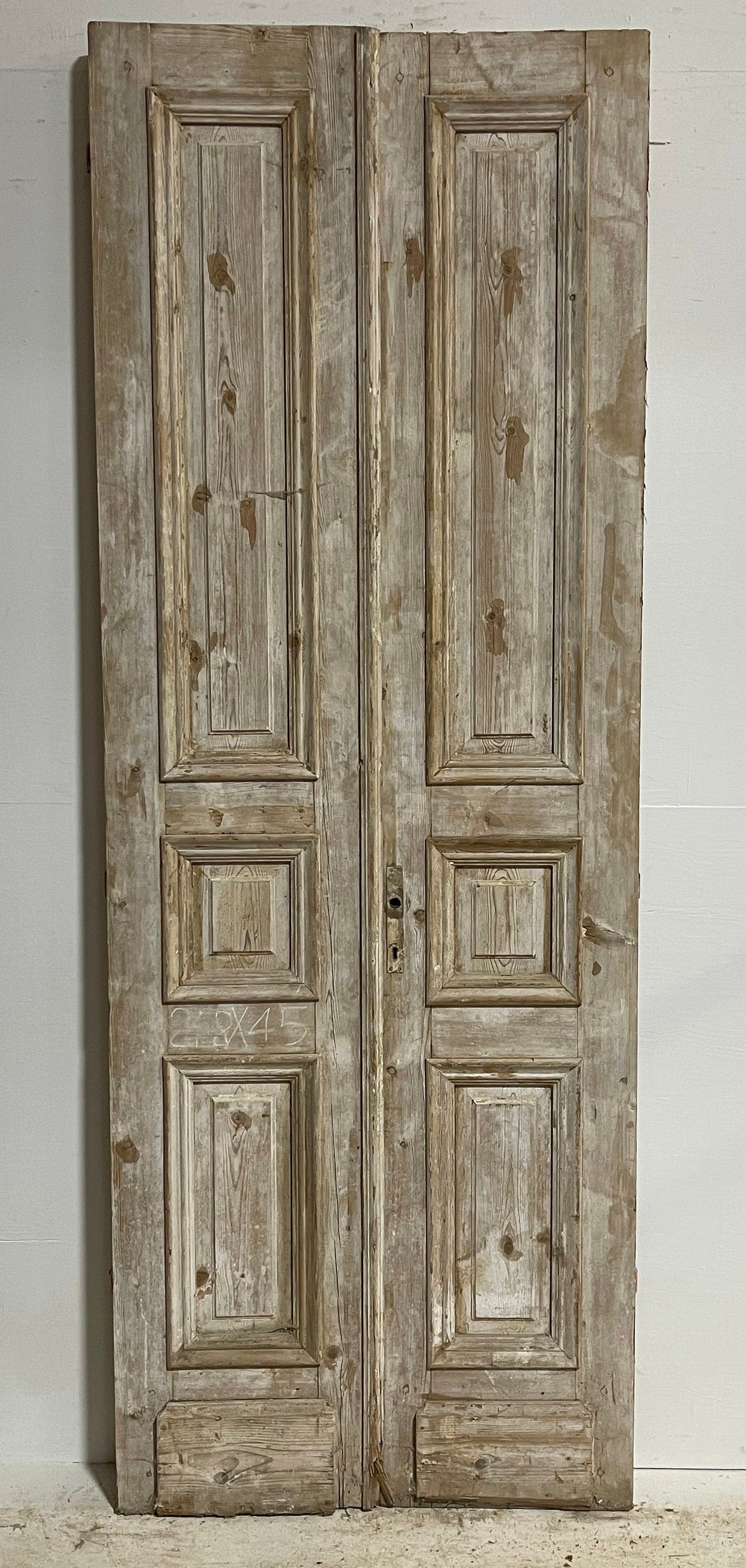 Antique French panel doors (97.75x35.5) H0037s