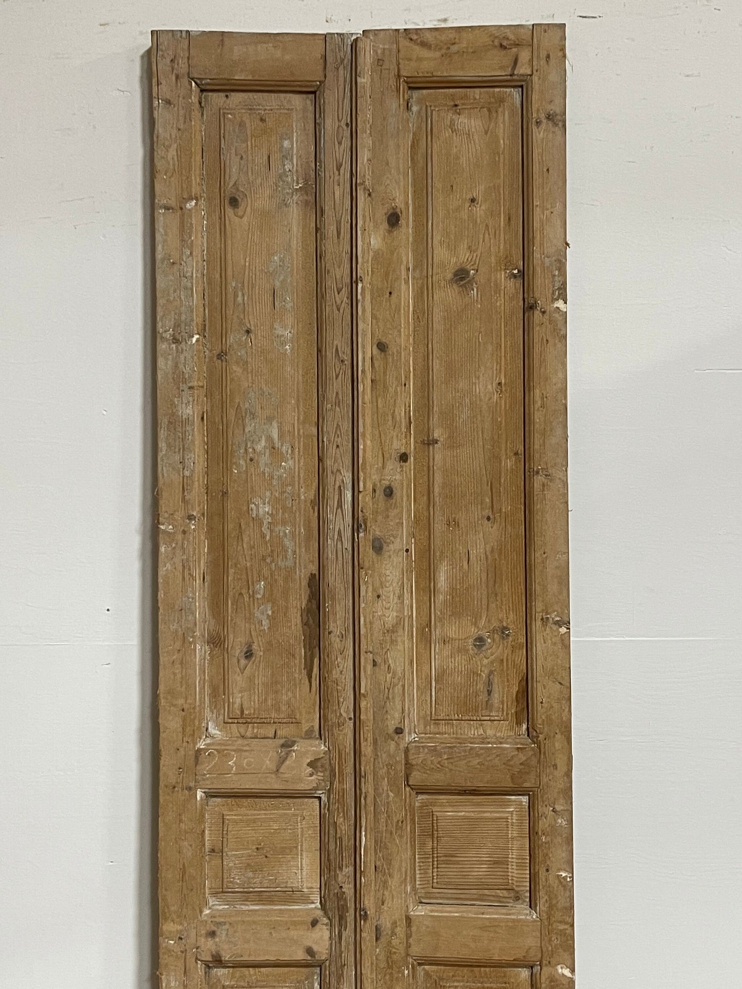 Antique French panel doors (90x28.25) H0028s
