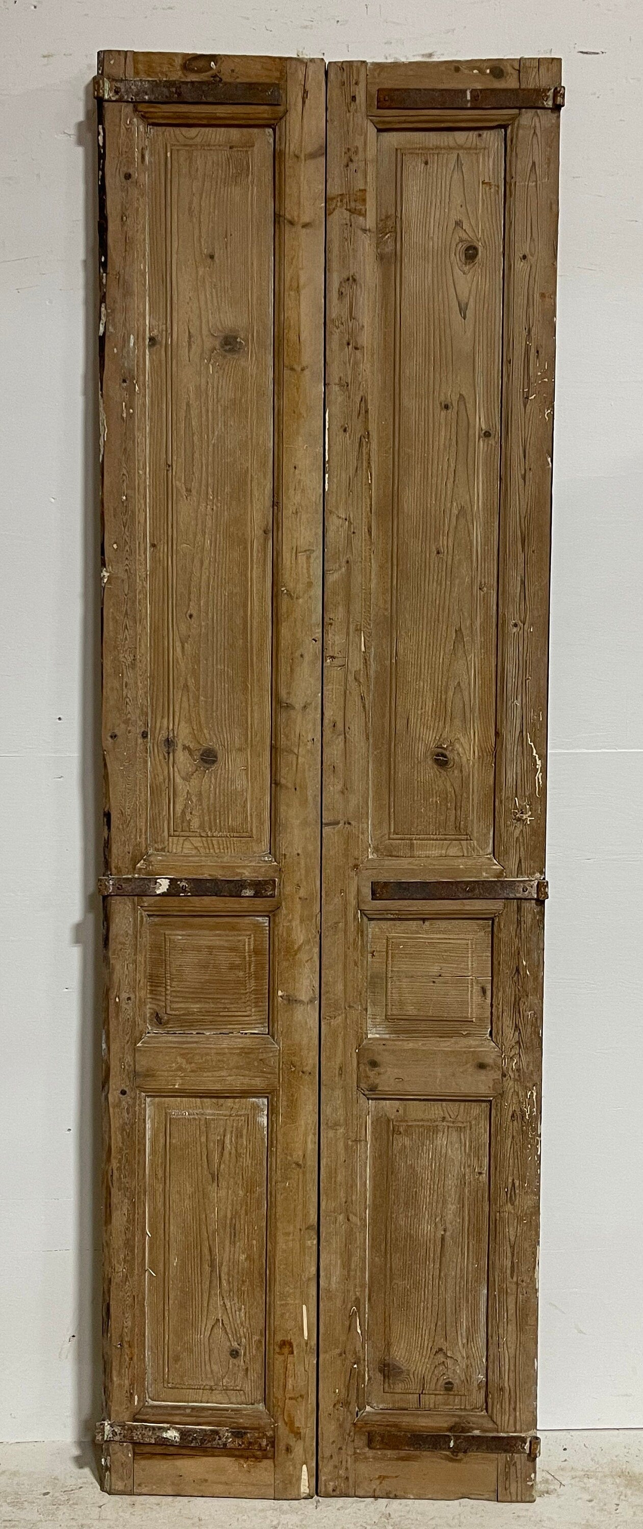 Antique French panel doors (90x28.25) H0028s