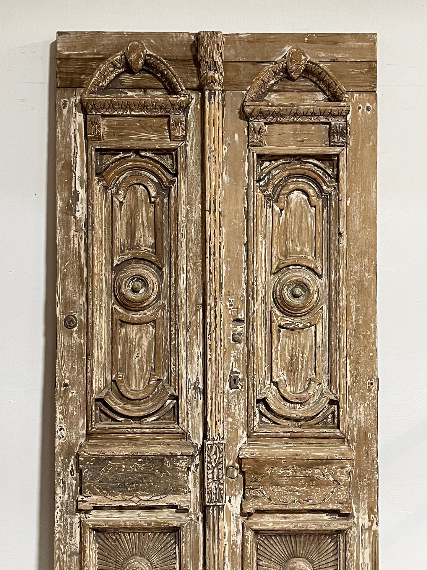 Antique French panel door (103x49) H0008s