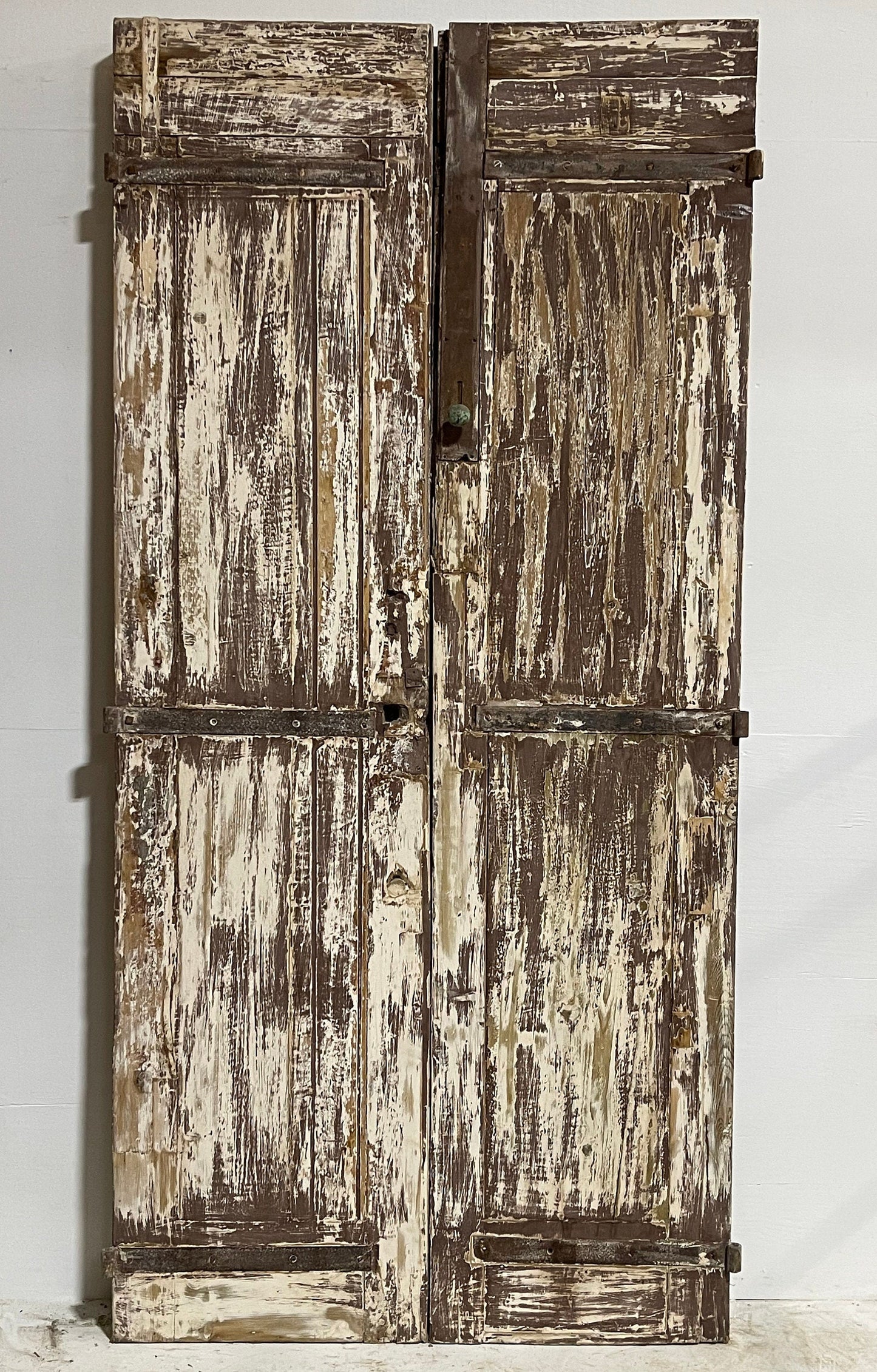 Antique French panel door (103x49) H0008s