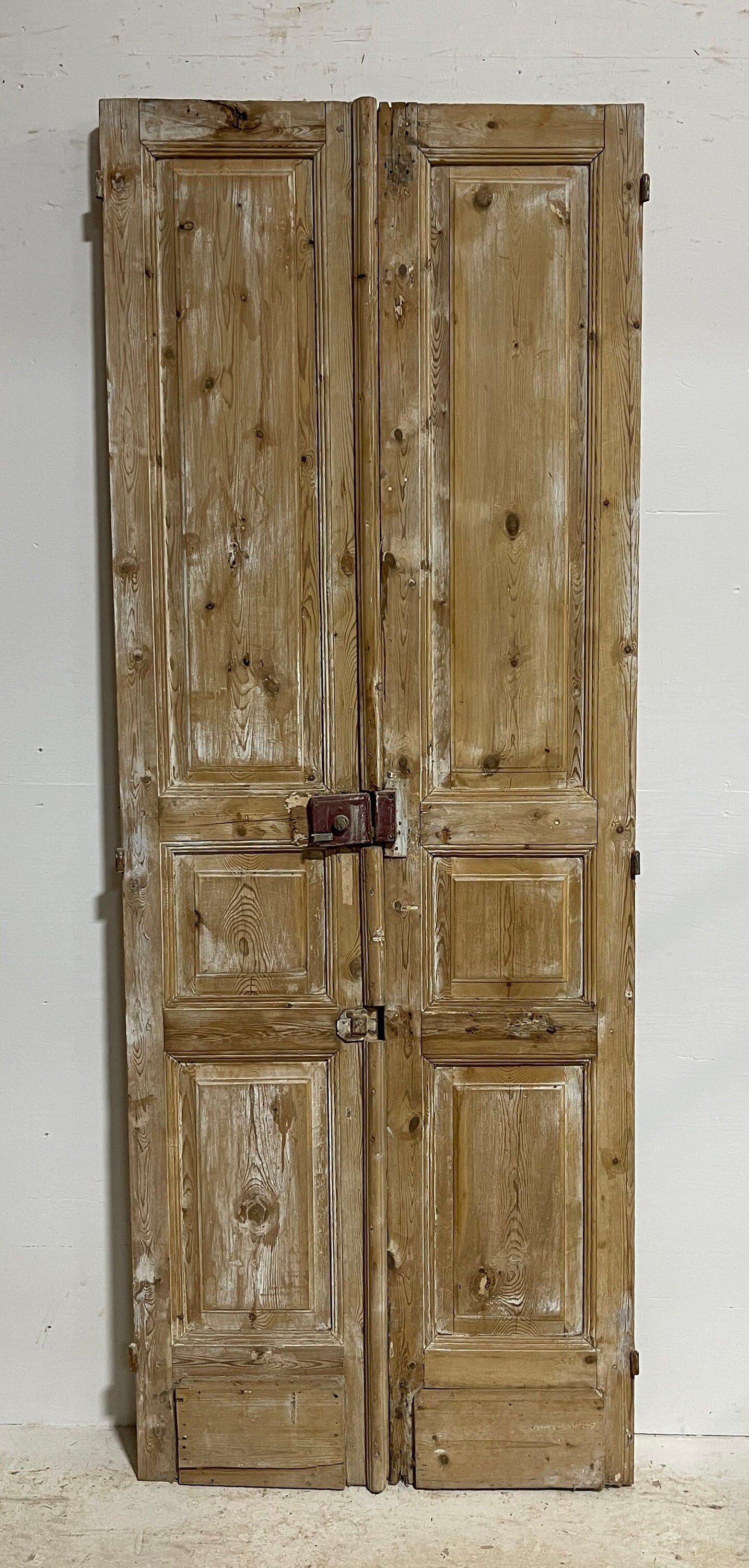 Antique French panel doors (92.5x34.5) H0035s