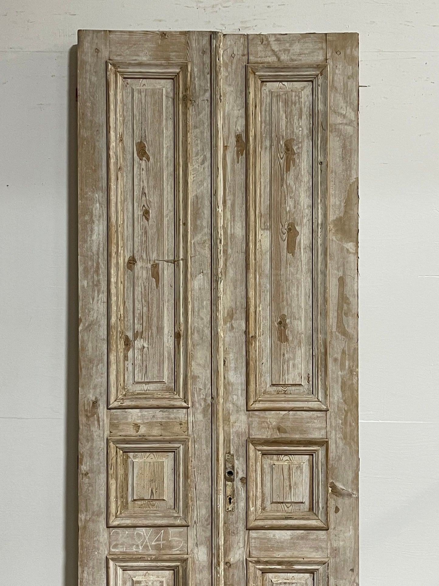 Antique French panel doors (97.75x35.5) H0037s