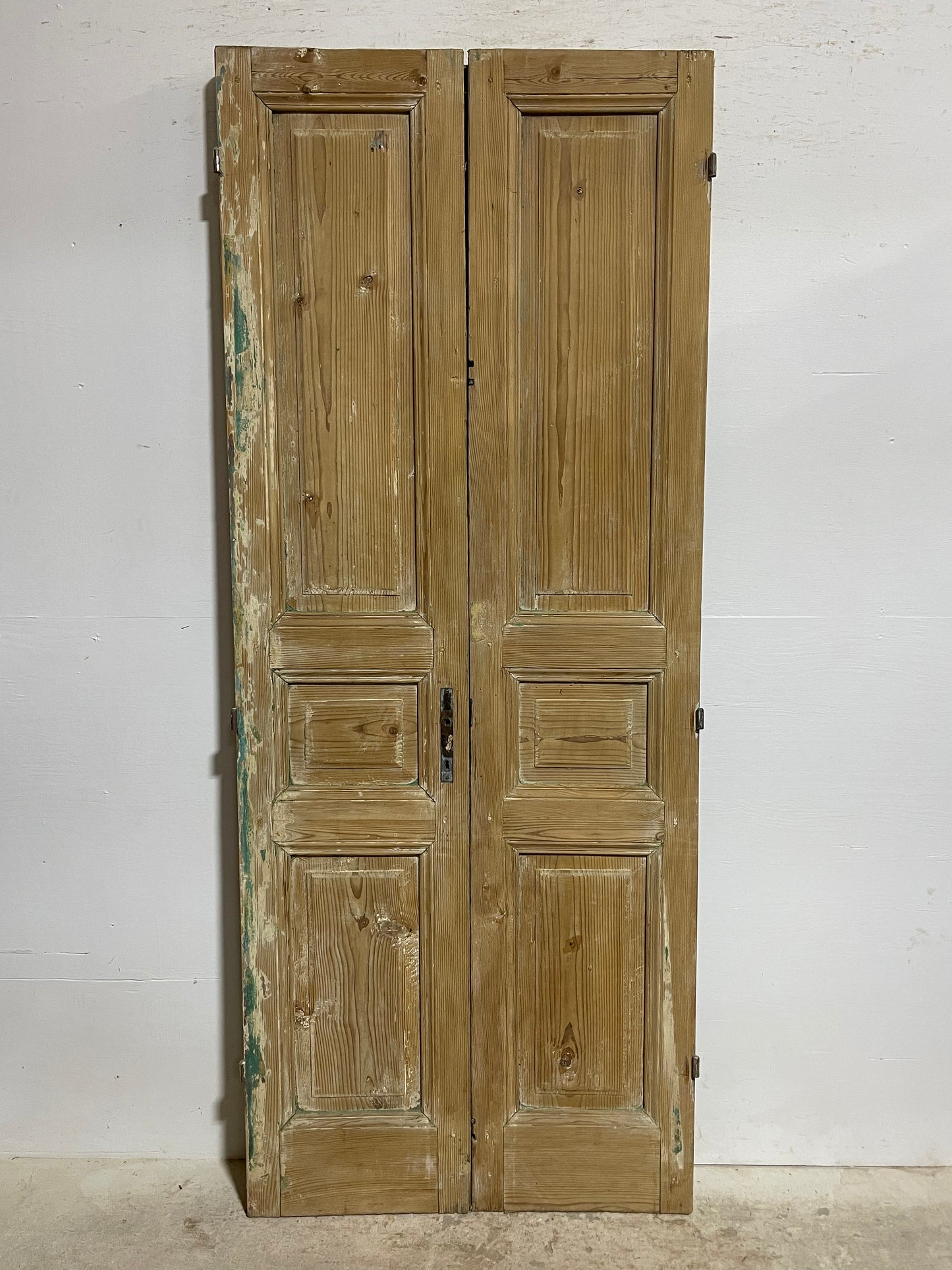 Antique French panel doors (90.25x36.75) I113s